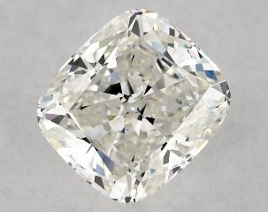 GIA 0.74 Carat H-VS1 Very Good Cut Cushion Modified Diamond